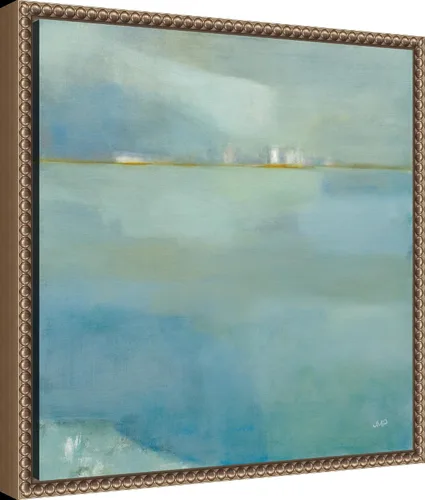 Vista 2 de Amanti Art Lienzo enmarcado para pared, 16 x 16 pulgadas, niebla y rocío por Julia Purinton, lienzo enmarcado para pared, obras de arte abstractas