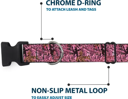 Vista 5 de BUCKLE-DOWN pc-w20301-nm camuflaje oliva collar de Clip de plástico