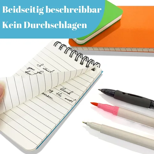 Vista 3 de OSIMIG Pocket Notebooks Set of 24 - Small 3x5 Spiral Notepads with Lined Pages