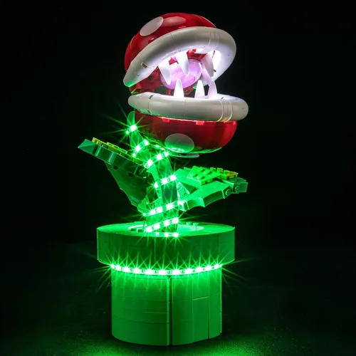 Vista 10 de BRIKSMAX Kit de iluminación LED para Lego-71426 Piranha Plant - Compatible con Lego Super Mario Building Set- No incluye Lego Set