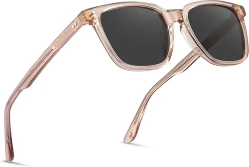 Vista 2 de Carfia Chic - Lentes de sol polarizados para mujer, protección UV400, marco de acetato pulido a mano
