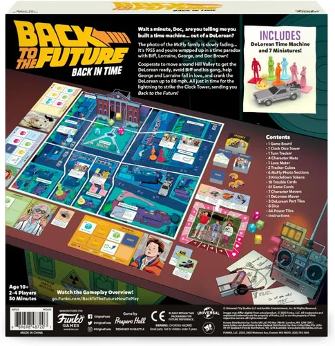 Vista 4 de Funko Regreso al Futuro - Juego de mesa Back in Time