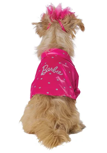 Vista 2 de Disfraz de chaqueta rosa Barbie para mascotas Multicolor