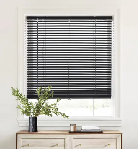 Vista 12 de LazBlinds Mini Persianas de Aluminio de 1", Sin Herramientas-Sin Taladro, Persianas Sin Cordón para Ventanas Interiores, Persianas Horizontales