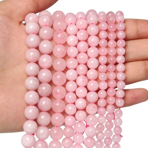Vista 38 de Cuentas redondas africanas de turquesa natural de 4 mm para hacer joyas, piedras preciosas naturales, hebra semipreciosa, 15 pulgadas