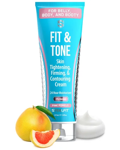 Vista 8 de SteelFit Loción corporal reafirmante - Crema para contornear y tensar la piel para el cuerpo - Removedor de celulitis firme y tonificante