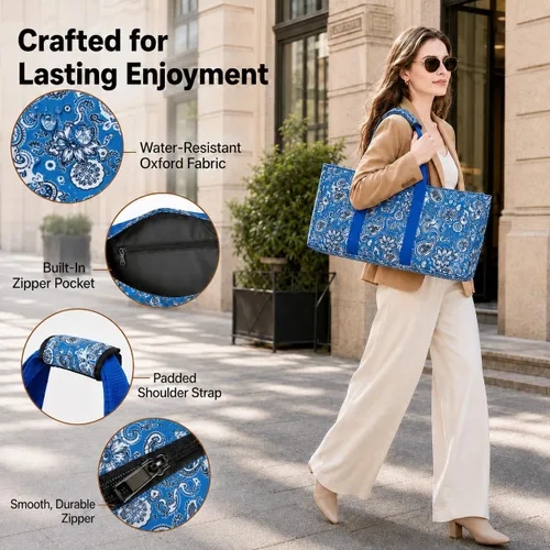 Vista 4 de American Mahjong Set - Juego de azulejos Mahjong de viaje con bolsa, juego Azul claro