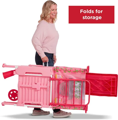 Vista 8 de Radio Flyer - Castillo de princesa desplegable para jugar, escalador para niños pequeños, edades 2-5