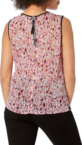 Vista 4 de DKNY Camiseta sin mangas con cierre de cremallera para mujer
