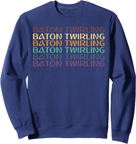 Vista 4 de Twirler majorette baton twirling parades costumes gymnastics Sweatshirt