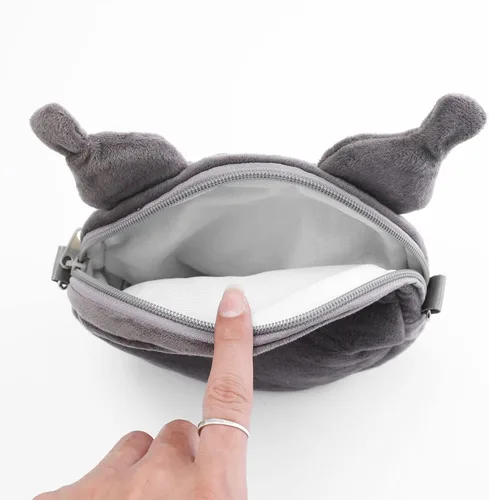 Vista 4 de G-Ahora Kuromi My Medy Cinnroll Frog Wallet con cordón Kumi Cross Body Purse Bag Cute Coin Bag para niñas y mujeres