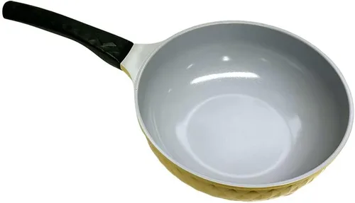 Vista 2 de 10" wok de cocina interior y exterior de la capa de cerámica, cacerola hecha en Corea