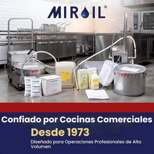 Vista 10 de MirOil - Máquina de filtro de aceite para freidora profunda, no necesita