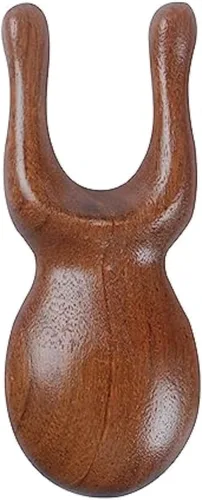 Vista 9 de OULIGET Herramientas de masaje abdominal de terapia de madera, masajeador de drenaje linfático, herramientas de raspado para esculpir el cuerpo
