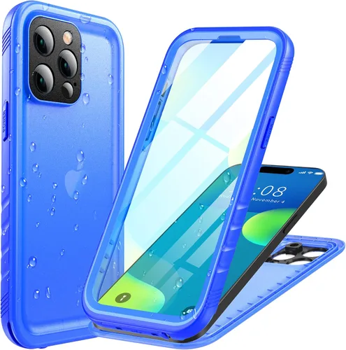 Vista 58 de Cozycase TOP - Funda impermeable militar IP68 para iPhone XR, resistente 360 a prueba de golpes, cuerpo completo, con protector de cámara
