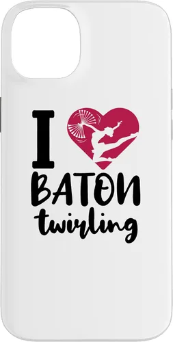Vista 15 de iPhone 16 I Love Baton Twirling Majorette Baton Twirler Case
