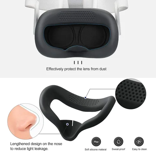 Vista 3 de ANNAPRO Funda de transporte rígida para Oculus Quest 2, funda de viaje compatible con auriculares MetaOculus Quest 2, bolsa de almacenamiento