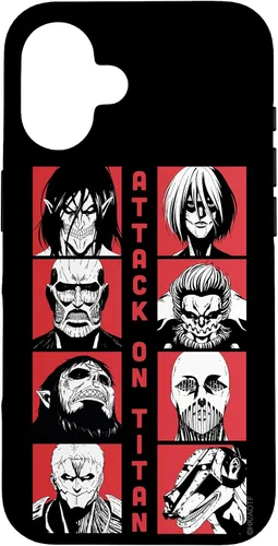 Vista 32 de Attack on Titan Funda Titan Lineup de temporada 4 para iPhone 17