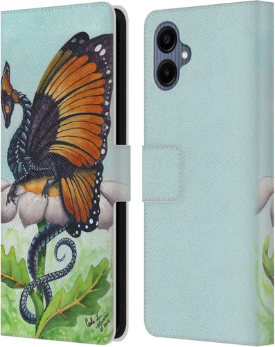 Vista 197 de Head Case Designs Officially Licensed Carla Morrow Galactic Entrancement Dragons Leather Wallet Case Compatible with Samsung Galaxy A07 4G