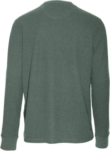 Vista 3 de The American Outdoorsman Long-Sleeve Waffle Henley Shirts for Men