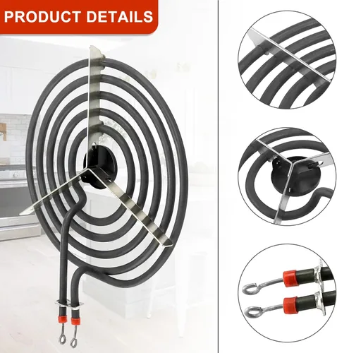Vista 3 de 316442301 Elemento de repuesto para quemador eléctrico MP26YA de superficie de bobina de 8 pulgadas (8 pulgadas, 5 vueltas) por AMI PARTS