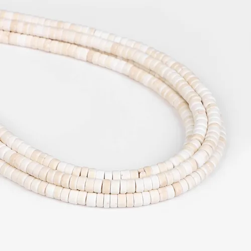 Vista 18 de Los granos naturales del espaciador del tubo del grano de Shell de agua dulce teñidos madre de perlas flojas para la fabricación de la joyería, 1