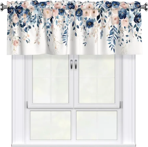 Vista 55 de Cenefa de estrella del oeste de Texas para ventana, rústica, granja, granero, cocina, cenefa de ventana rural vintage con bolsillo para barra