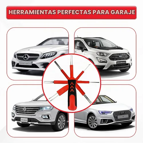 Vista 9 de AFA Tooling - Kit de extracción universal de terminales (25 piezas) – Retira de forma segura los terminales de los conectores eléctricos – Mangos