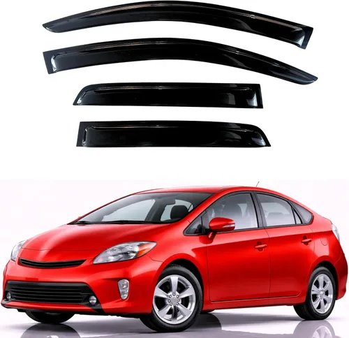 Vista 135 de KPY Moldura deflectora de viento con protección contra la lluvia compatible con Mazda CX-3 2016-2021 (CX3), 4 unidades, para ventana lateral