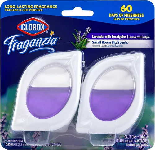 Vista 11 de Clorox Fraganzia - Ambientador para habitaciones pequeñas, manzana y canela, despegar y colocar, sin enchufe, sin batería, para armarios