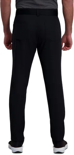 Vista 3 de HAGGAR Men's The Active Series Slim Fit Flat Front Pant