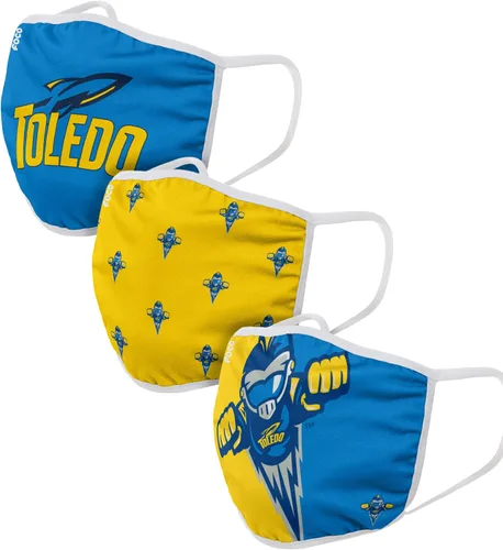Vista 118 de FOCO - Cubrebocas universitario de la NCAA para adultos (unisex, 3 unidades)