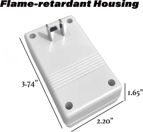 Vista 6 de Convertidor de voltaje bidireccional de 100 W, convertidor de voltaje elevador de CA de 110 V a 220 V, transformador reductor de CA de 220 V y 110