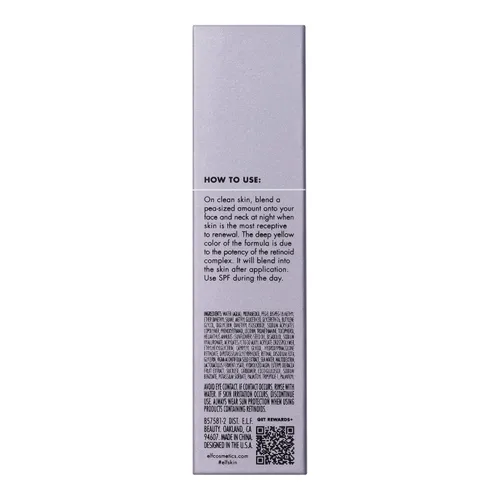 Vista 4 de e.l.f. SKIN Youth Boosting Advanced Night Retinoid Serum, Suero Antienvejecimiento Para Reducir la Apariencia de Líneas Finas y Arrugas, Vegano
