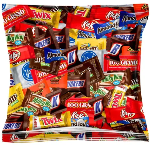 Vista 3 de Paquete de variedad de chocolates surtidos - Surtido de chocolates para fiestas envueltos individualmente (8 LB)