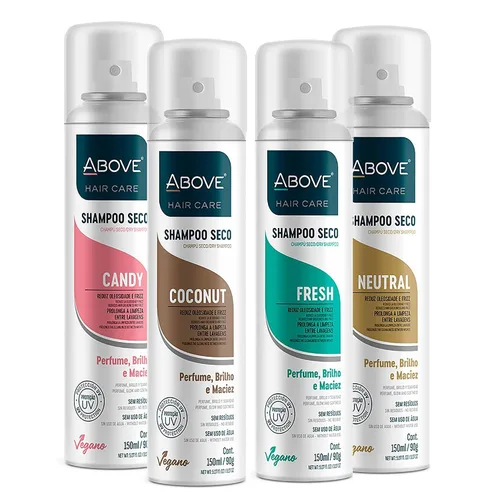 Vista 10 de ABOVE Champú seco, caramelo, 3.17 oz - Champú voluminizador - Absorbe el exceso de aceite - Con frutas rojas y notas de malvavisco - Sin parabenos