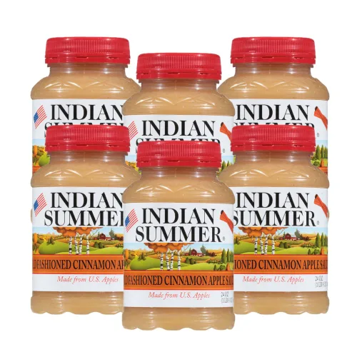 Vista 12 de Indian Summer Puré de manzana en trozos premium hecho con manzanas estadounidenses por cultivadores estadounidenses