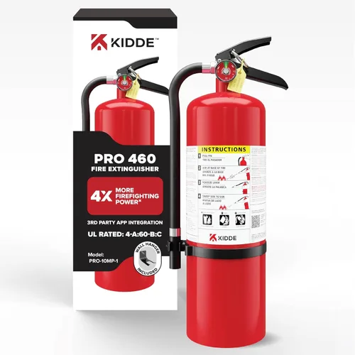 Vista 16 de Kidde Extintor de fuego de grado comercial para oficina, escuelas, recargable 1A10BC Extintor recargable y reutilizable para pequeños incendios