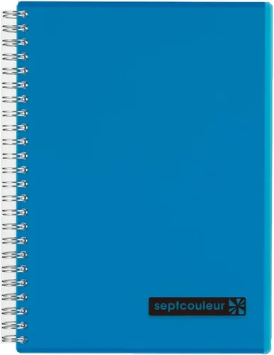 Vista 11 de Maruman Septcouleur - Cuaderno rayado - A5, 5.83 x 8.27 pulgadas, 80 hojas/160 páginas, diario de papel rayado universitario de 0.276 in, espiral