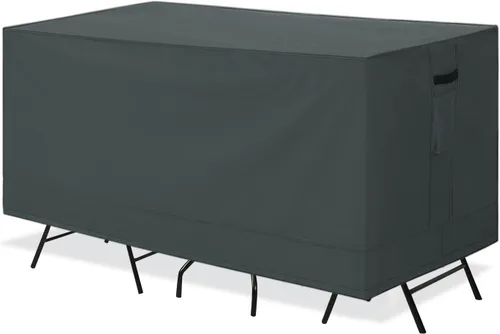 Vista 21 de ABCCANOPY Cubierta de Mesa Rectangular Cubierta de Mesa Universal Cubierta de Silla para Exteriores Impermeable y a Prueba de Polvo Resistente al