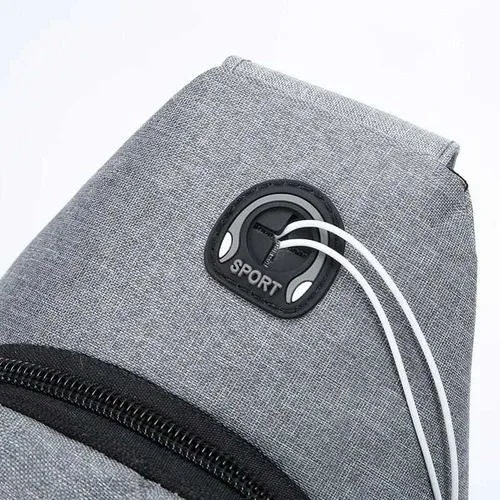 Vista 4 de Bolso de pecho antirrobo deportivo para hombre