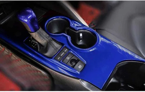 Vista 2 de Rifoda Para Toyota Camry 2018, 2019, 2020, 2021, 2022, accesorios de ABS, cubierta de panel de palanca de cambios de consola central, ajuste