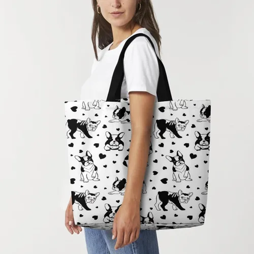 Vista 4 de Bolso de mano para mujer, bolso de hombro de poliéster suave, bolso de gran capacidad