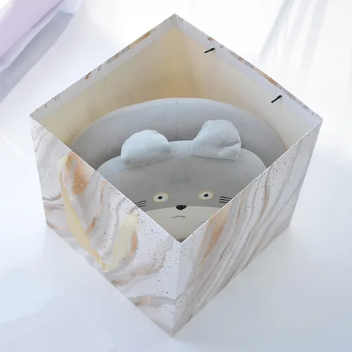 Vista 4 de Bolsa de regalo grande de 11.8 pulgadas con asa, paquete de 4 para bodas 4