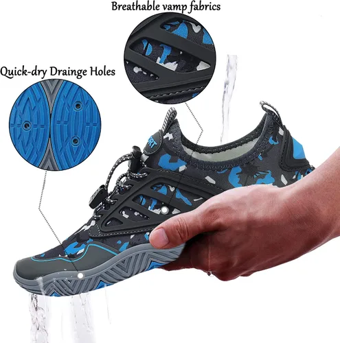 Vista 5 de JointlyCreating - Zapatos de agua para hombres y mujeres, atléticos, para el aire libre, de secado rápido, zapatos para playa, piscina, yoga