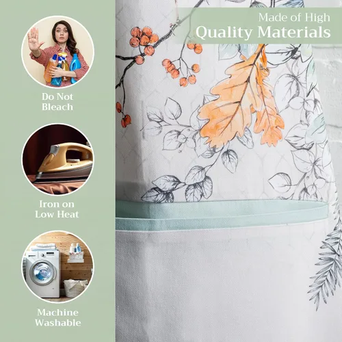 Vista 210 de Maison d' Hermine Delantales para mujer con bolsillo, 100% algodón (27.50 x 31.50 pulgadas)