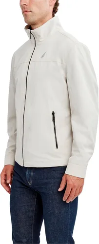 Vista 2 de Nautica Mens Lightweight Windbreaker Stretch Athletic Outdoor Full Zip Bomber Golf Jacket
