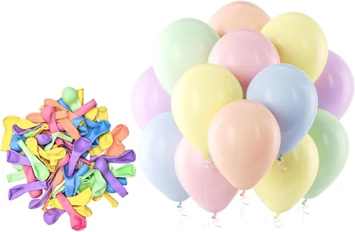 Vista 74 de Bezente Paquete de 150 globos de látex mate color burdeos de 5 pulgadas rojo (07-Red-G42)