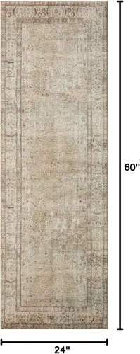 Vista 67 de Loloi Margot - Alfombra de área terracota/laguna de 7'-6" x 9'-6