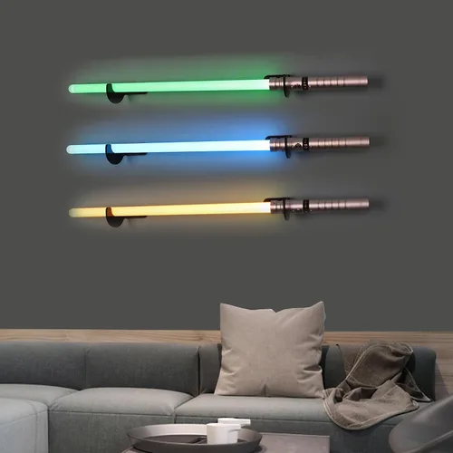 Vista 7 de Soporte de Pared para Sable de Luz - Soporte de Pared para Sable de Luz - (Negro 2 juegos) - Soporte de Sable de Luz para Pared - Base para Sable